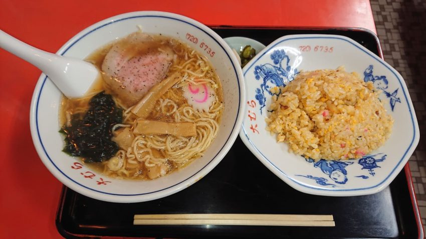 中華そば　大むら　チャーハンラーメンセット