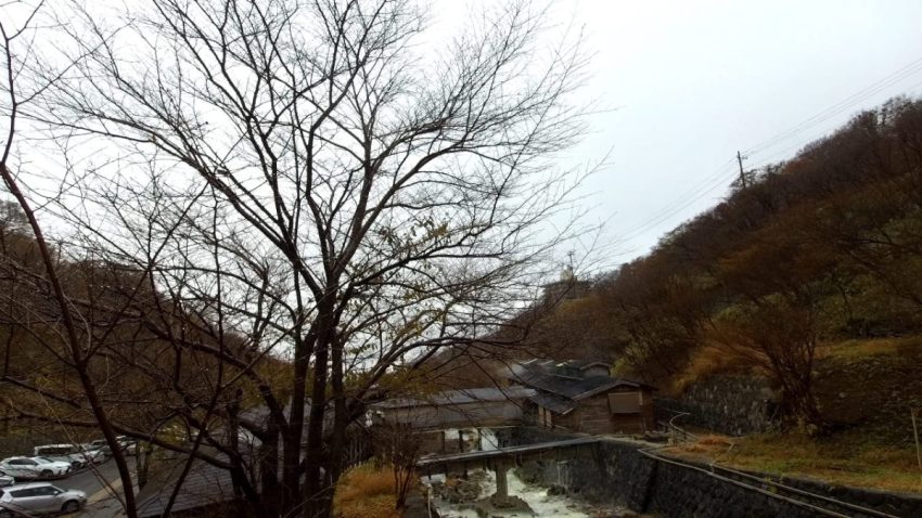 那須温泉　鹿の湯　俯瞰