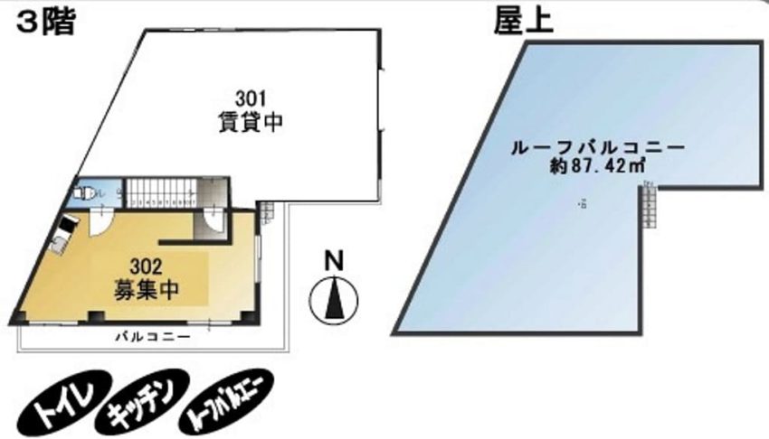 第二野村ビル　302間取り