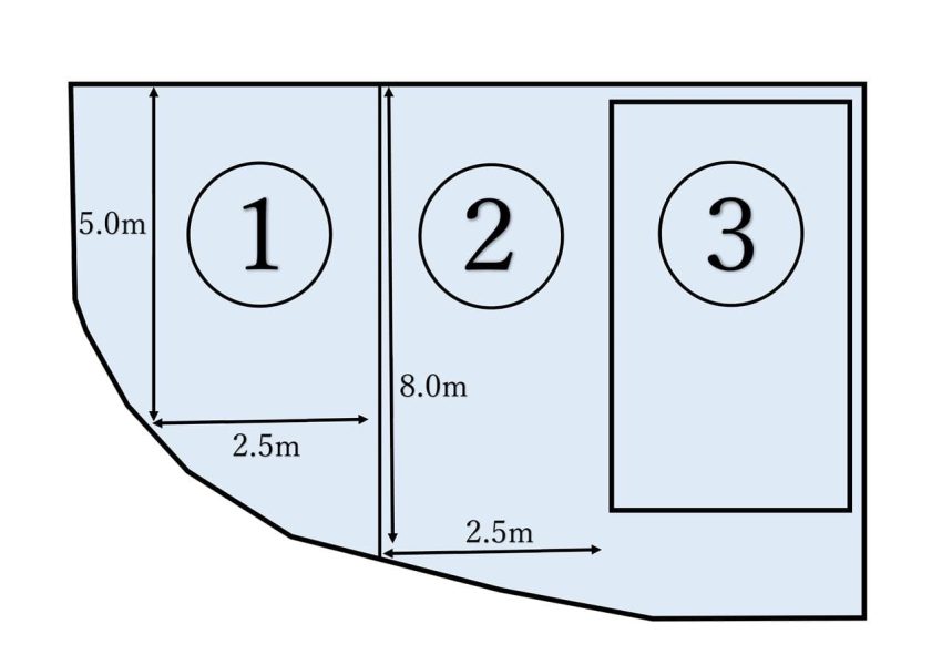 めだかパーキング　区画図