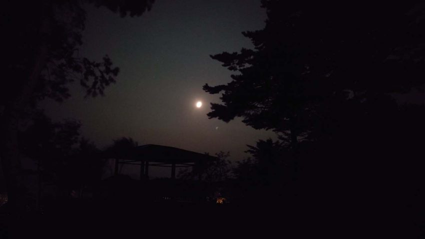 みかぼ高原オートキャンプ場　夜景